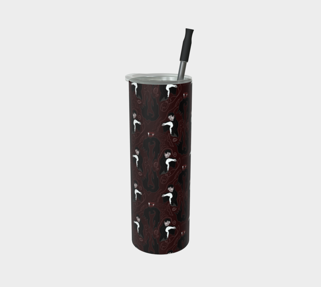 Vampire Pattern Stainless Steel Tumbler