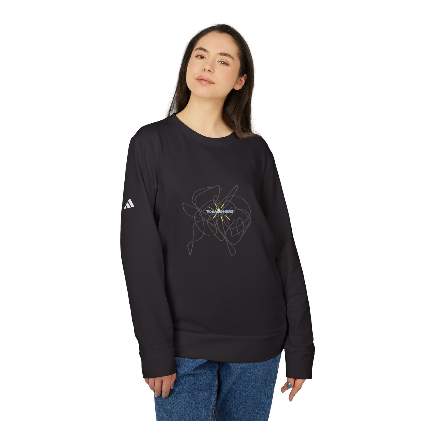 String Theory Humor adidas® Unisex Fleece Crewneck Sweatshirt