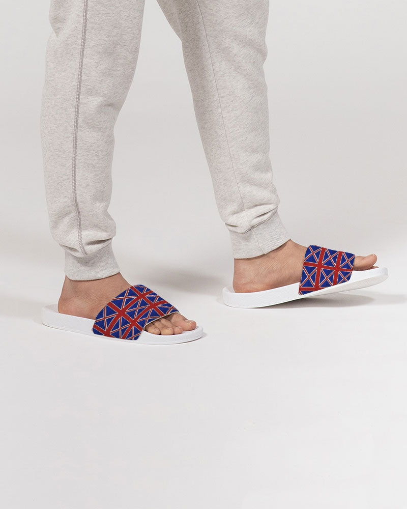 British Flag Pattern Men's Slide Sandal