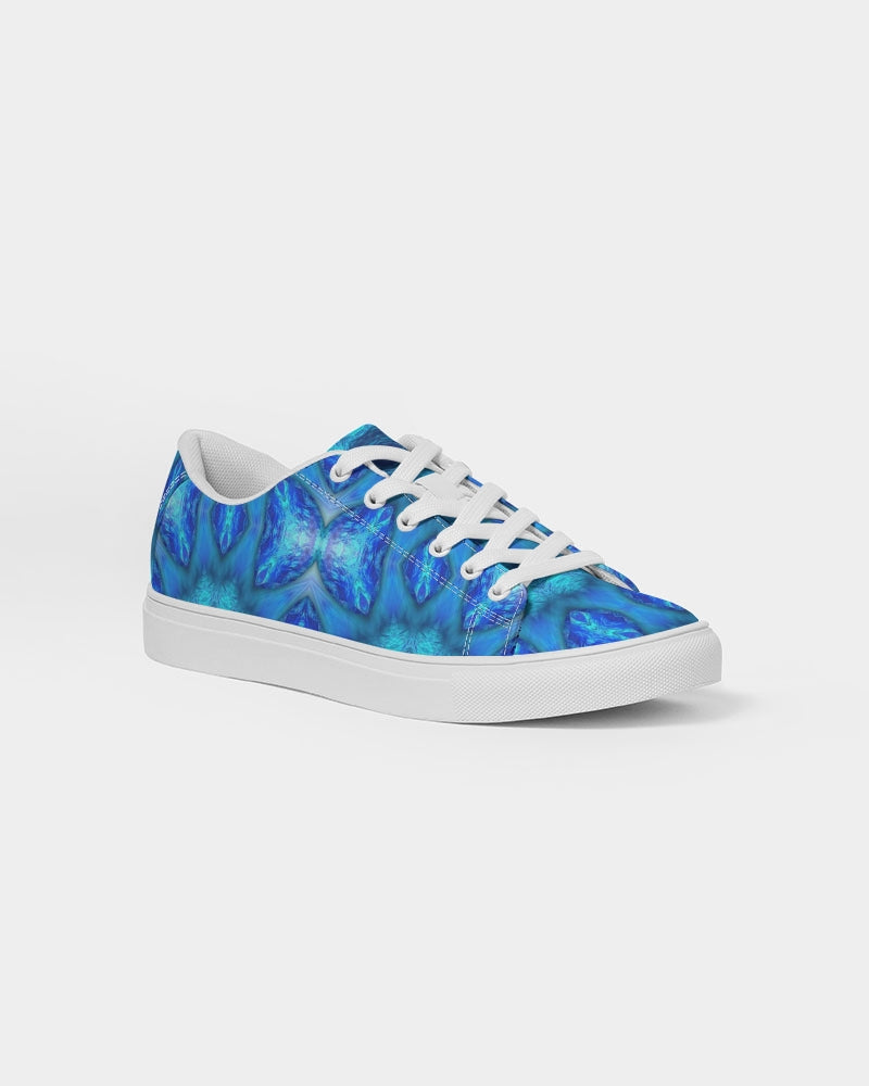 Blue Ocean Kaleidoscope Women's Faux-Leather Sneaker