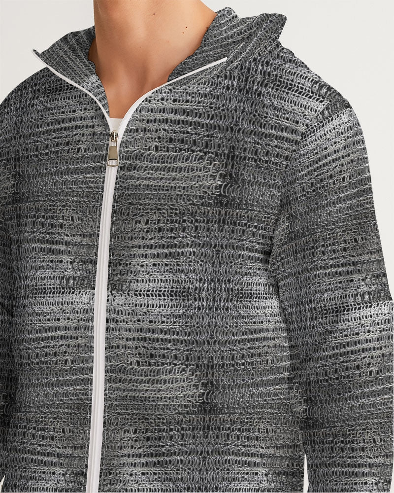 Chainmaille Men's All-Over Print Windbreaker