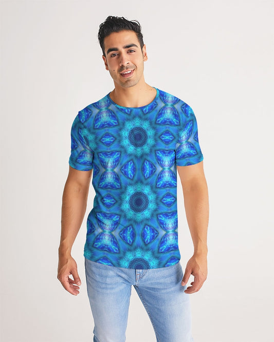 Blue Ocean Kaleidoscope Men's All-Over Print Tee