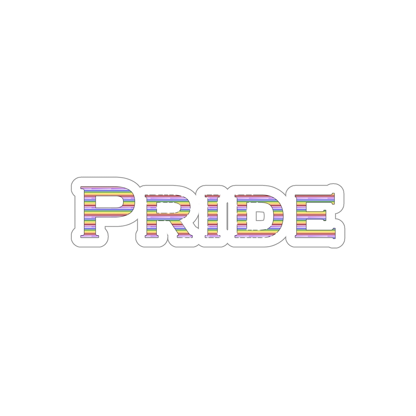 Rainbow Pride Kiss-Cut Stickers