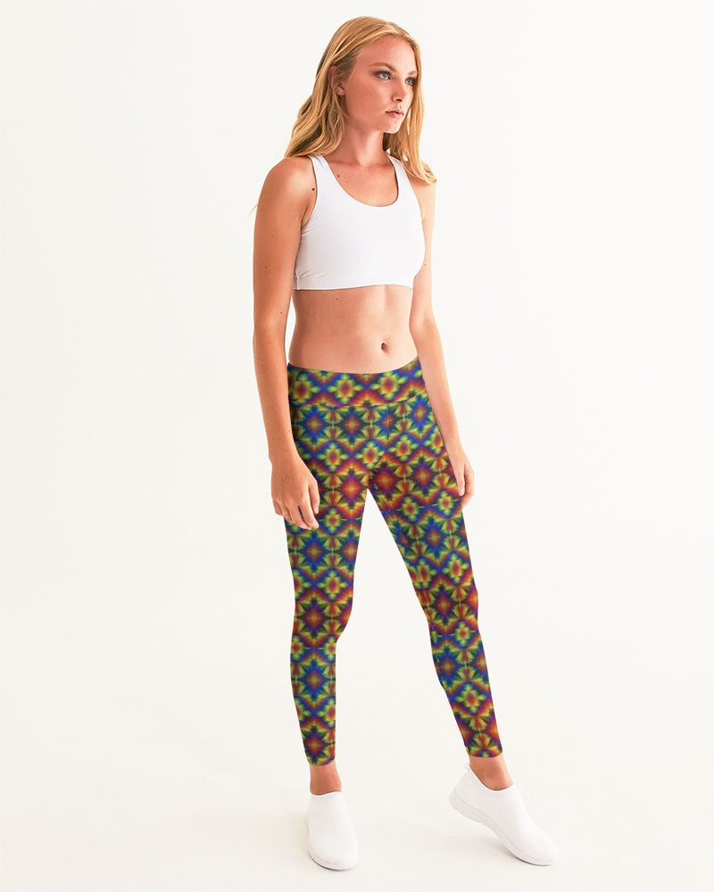 Carnival Kaleidoscope Women's All-Over Print Yoga Pants