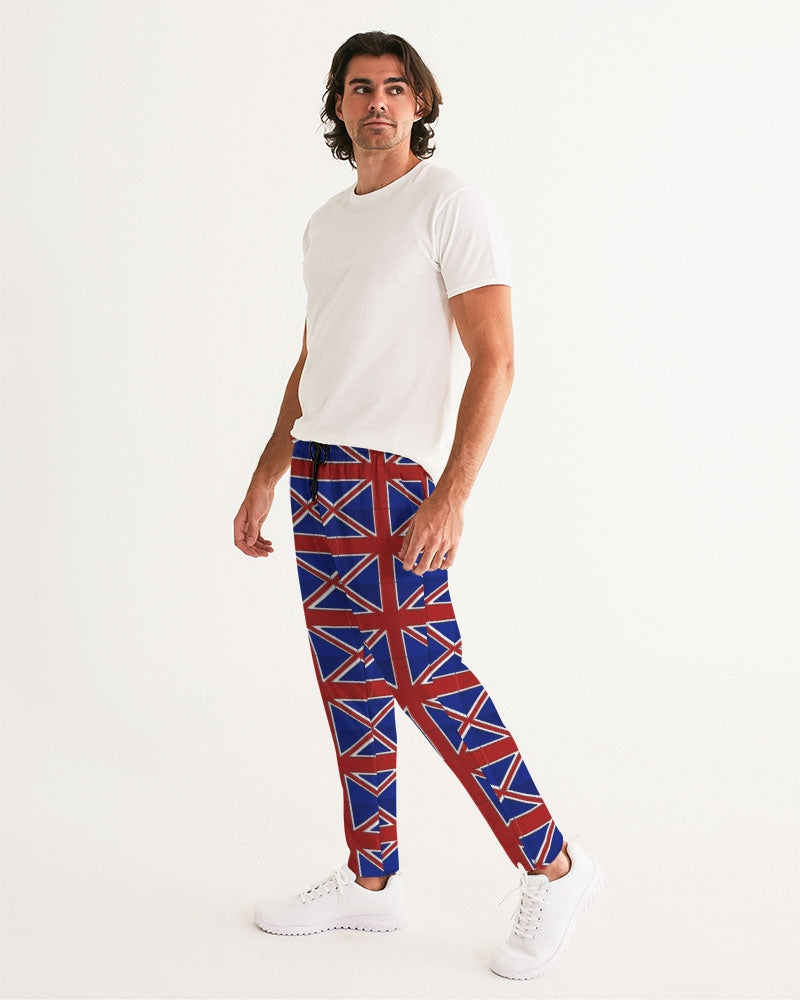 British Flag Pattern Men's All-Over Print Joggers