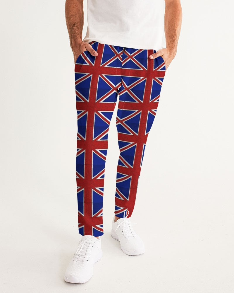 British Flag Pattern Men's All-Over Print Joggers