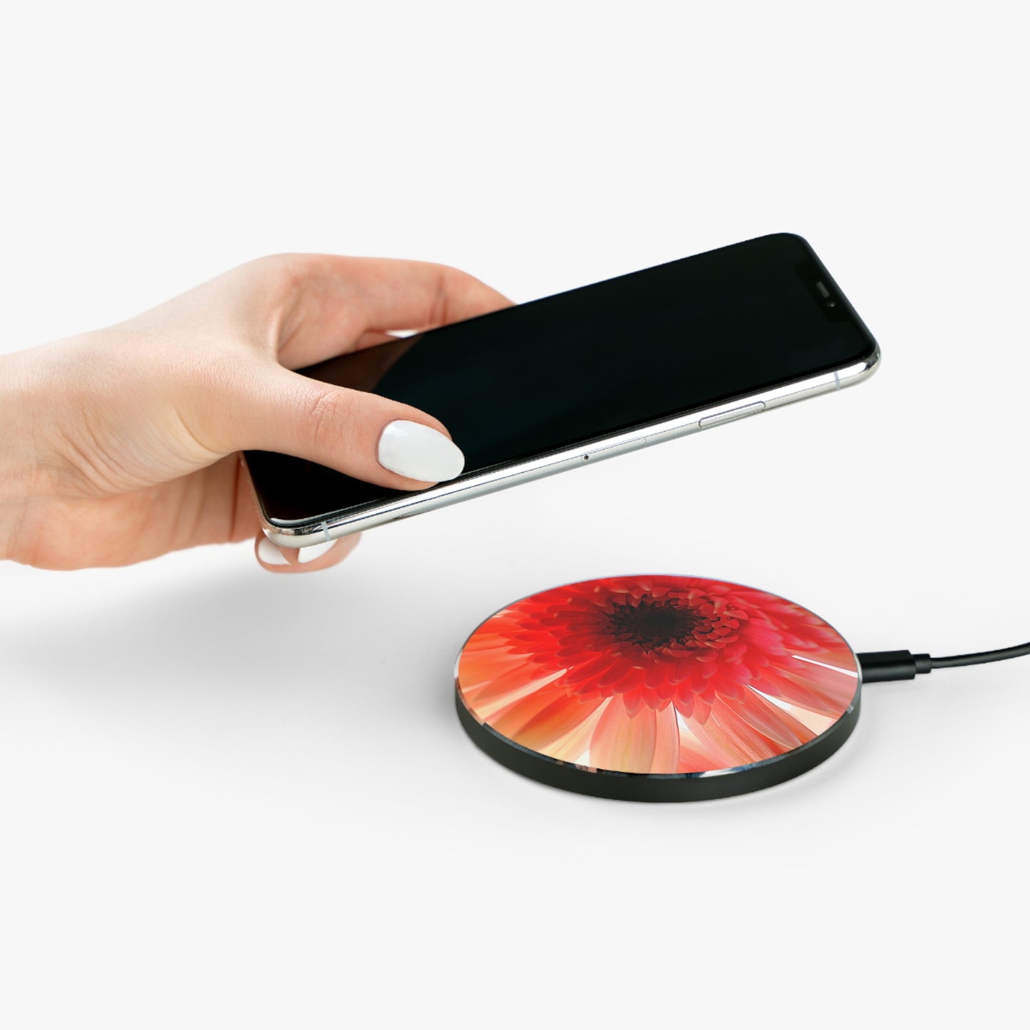 Ethereal Pink Daisy Wireless Charger