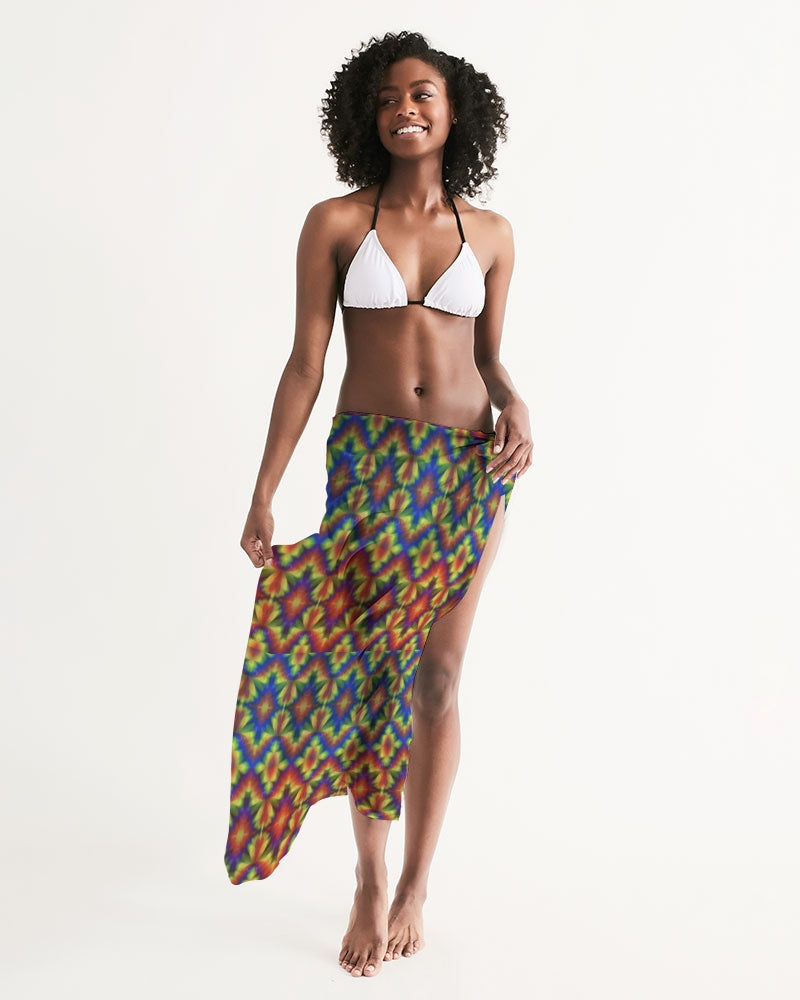 Carnival Kaleidoscope All-Over Print Swim Cover Up
