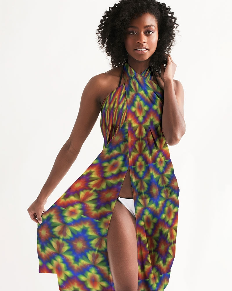 Carnival Kaleidoscope All-Over Print Swim Cover Up