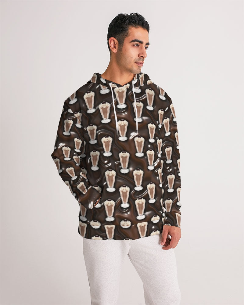 Chocolate Milkshake Men's All-Over Print Hoodie