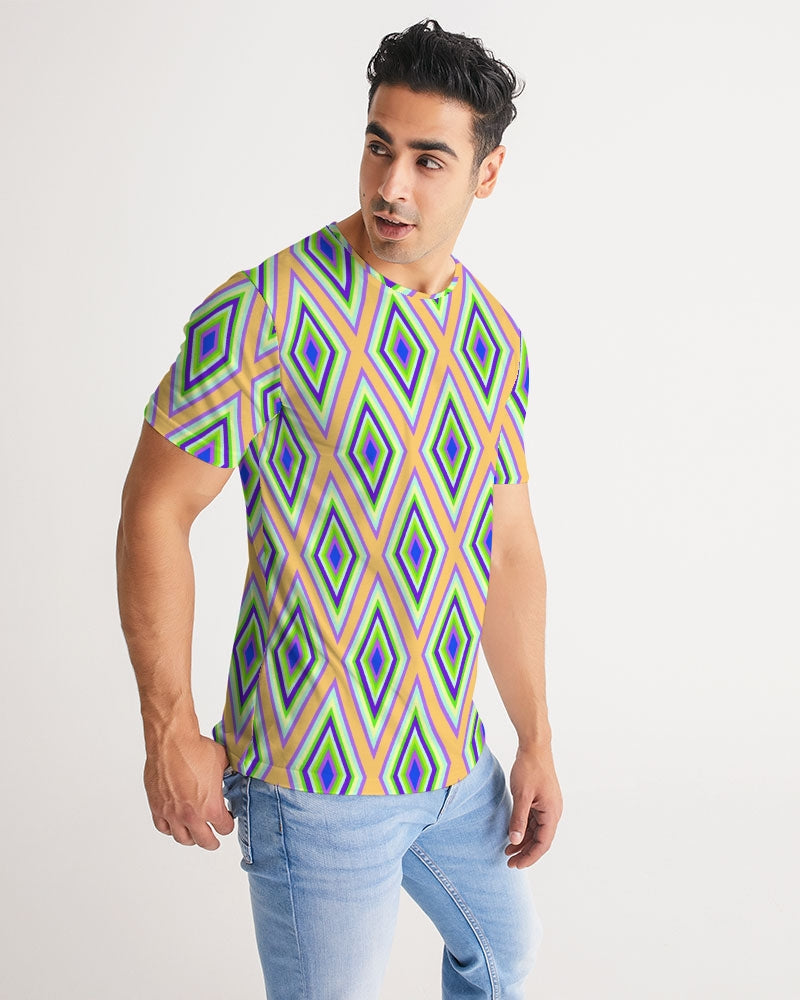 Colorful Diamonds Variation 1 Men's All-Over Print Tee