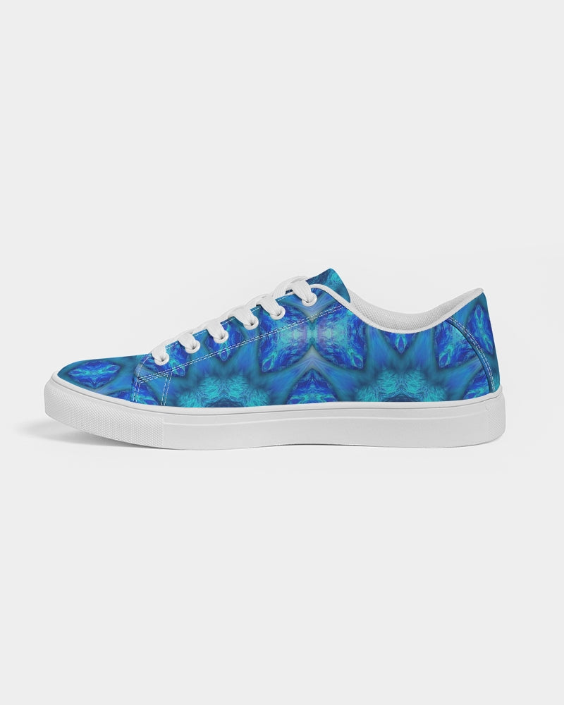 Blue Ocean Kaleidoscope Women's Faux-Leather Sneaker