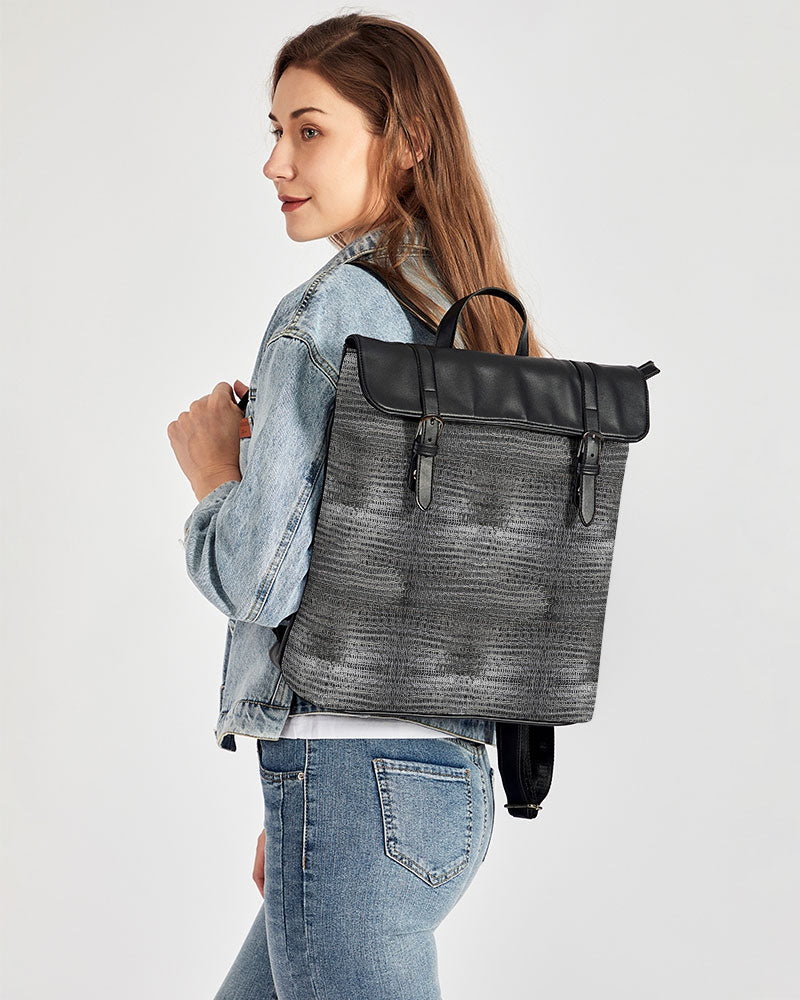 Chainmaille Casual Flap Backpack