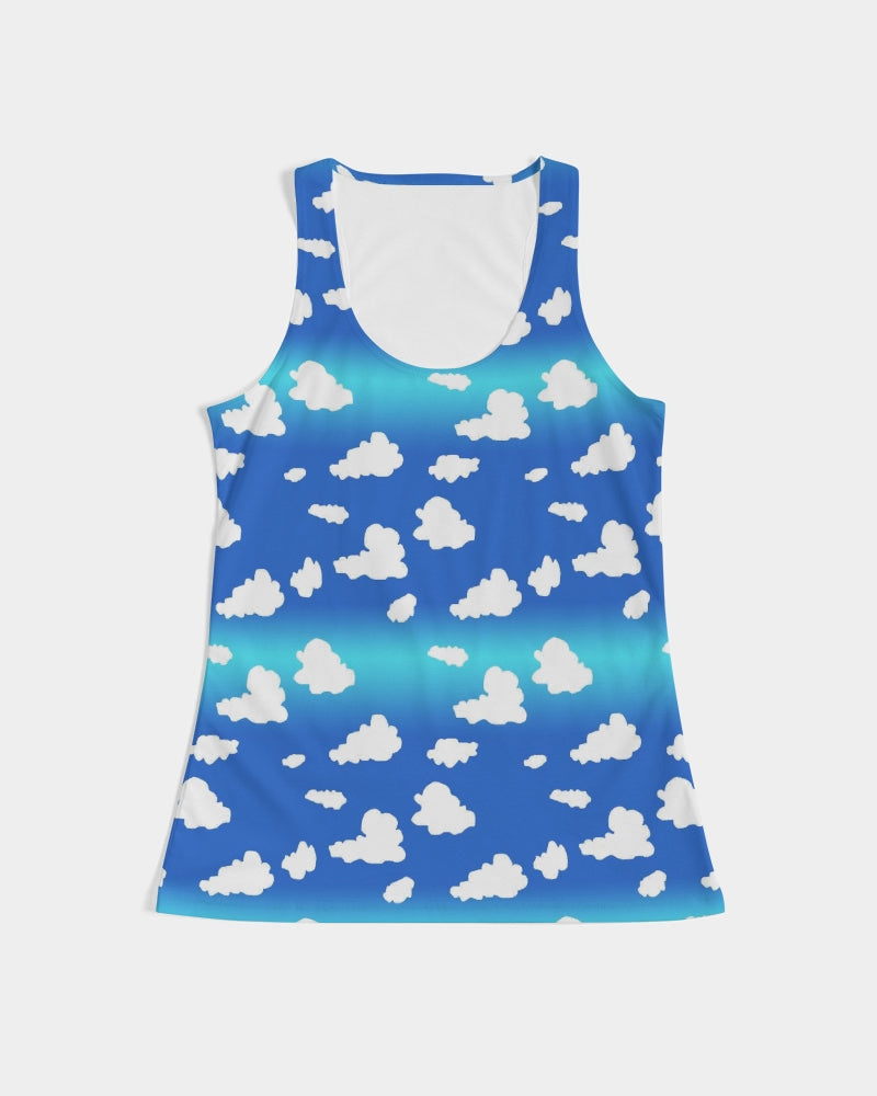 Clouds Pattern Women's All-Over Print Tank