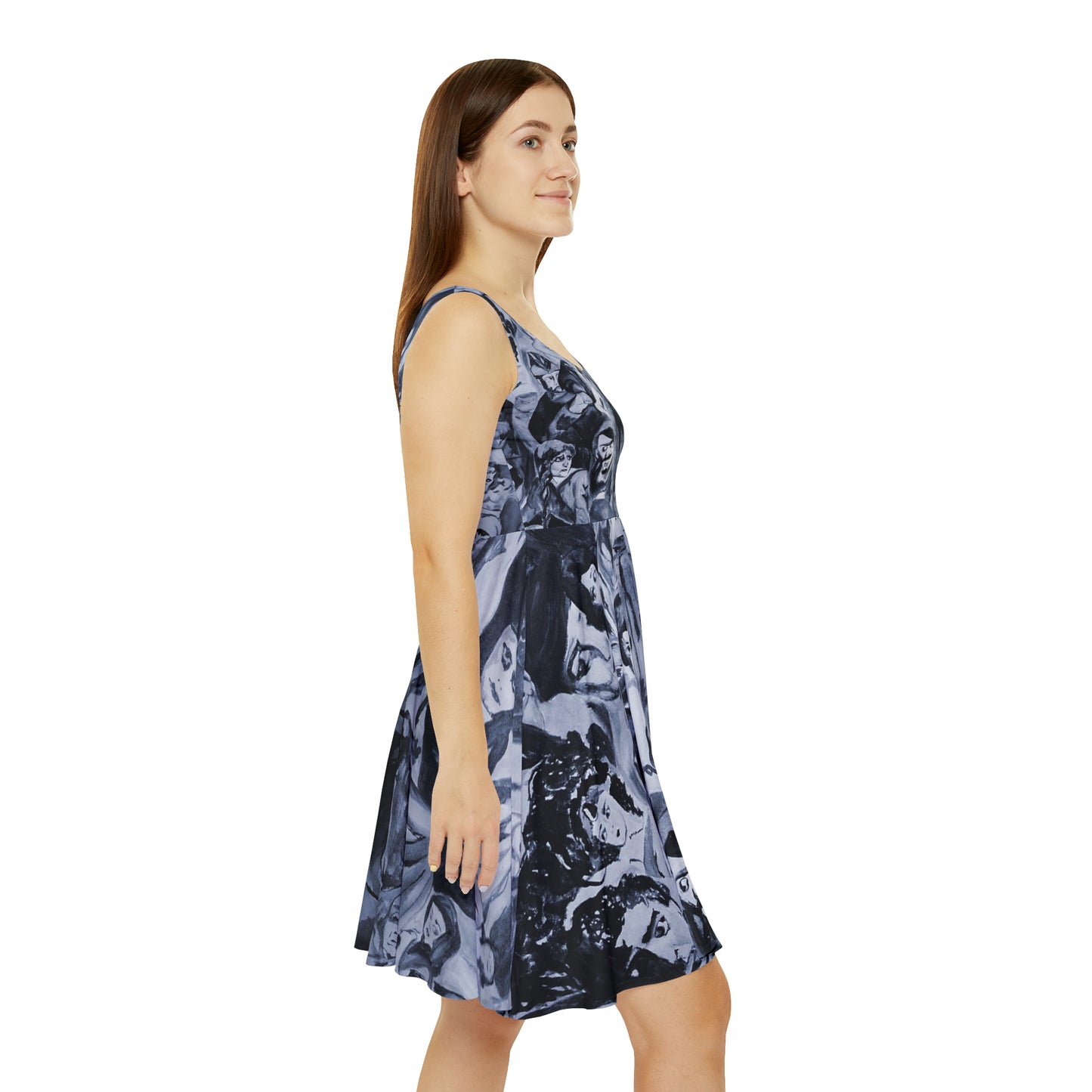 Silents Women's Skater Dress (AOP)