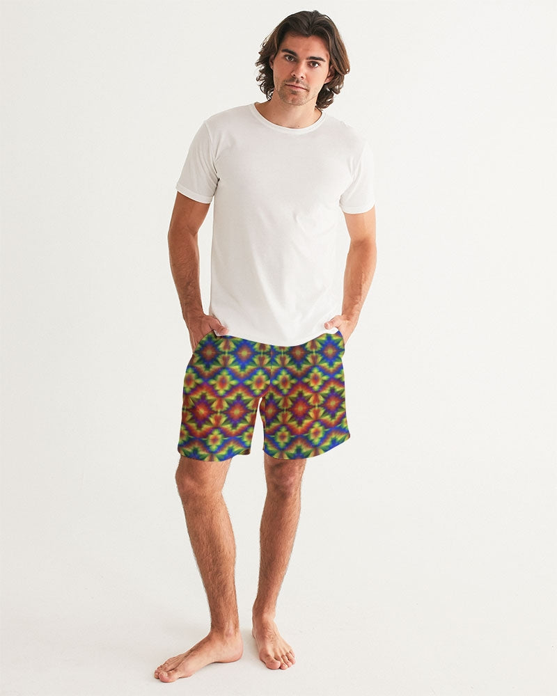 Carnival Kaleidoscope Men's All-Over Print Swim Trunk