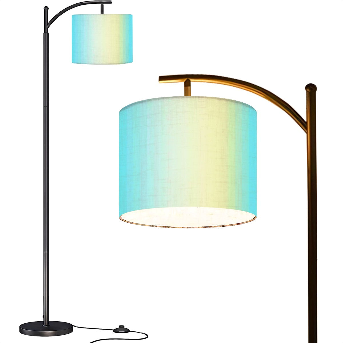 Arc Floor Lamp (Made in USA) Angel gradient