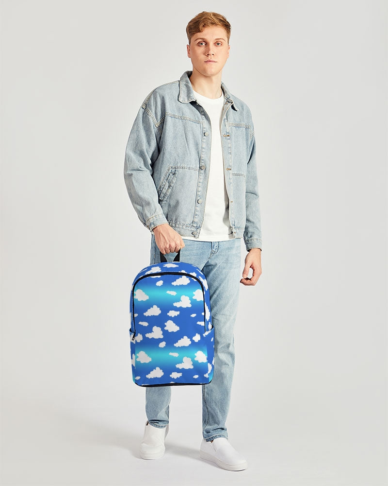 Clouds Pattern Back To Basics School Backpack