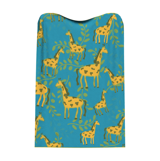 Giraffes Knit Throw Blanket