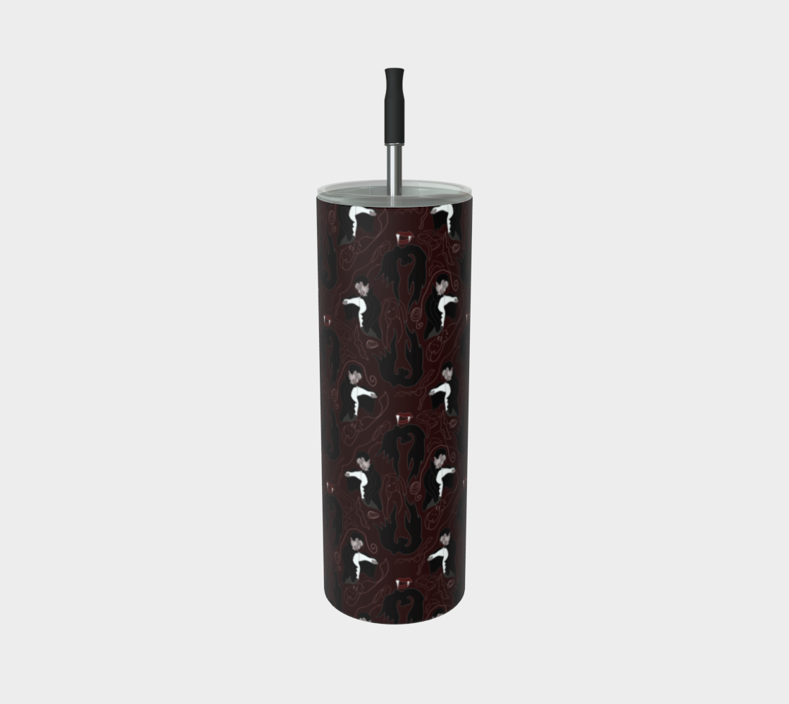 Vampire Pattern Stainless Steel Tumbler