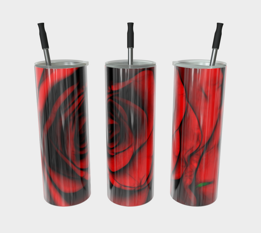 Reddest Rose Stainless Steel Tumbler