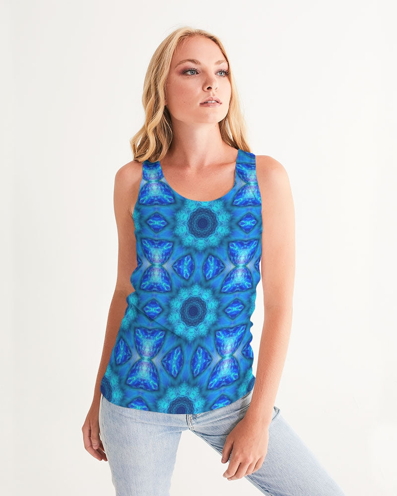 Blue Ocean Kaleidoscope Women's All-Over Print Tank