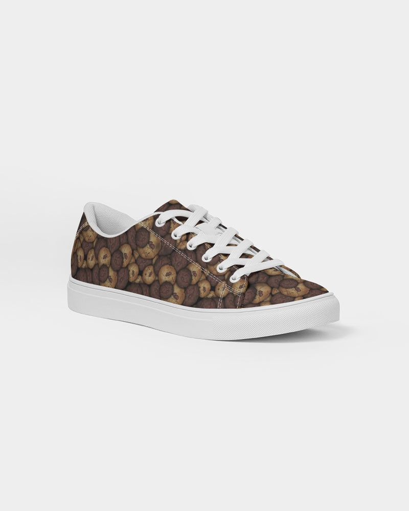 Chocolate Chip Cookies Women's Faux-Leather Sneaker