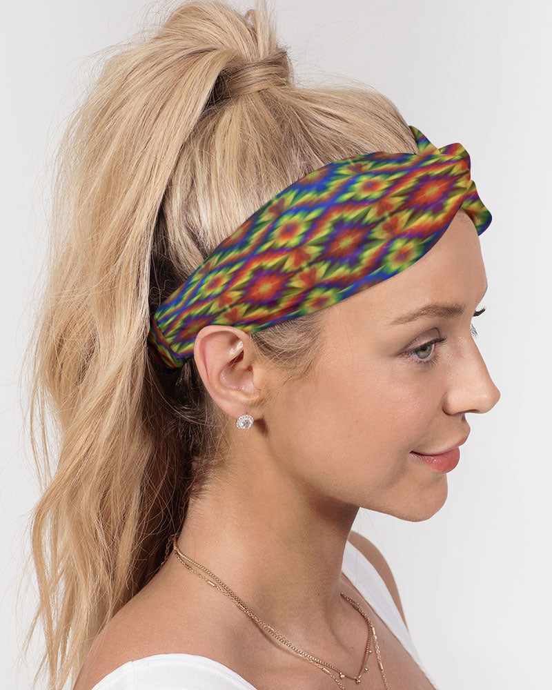 Carnival Kaleidoscope Twist Knot Headband Set