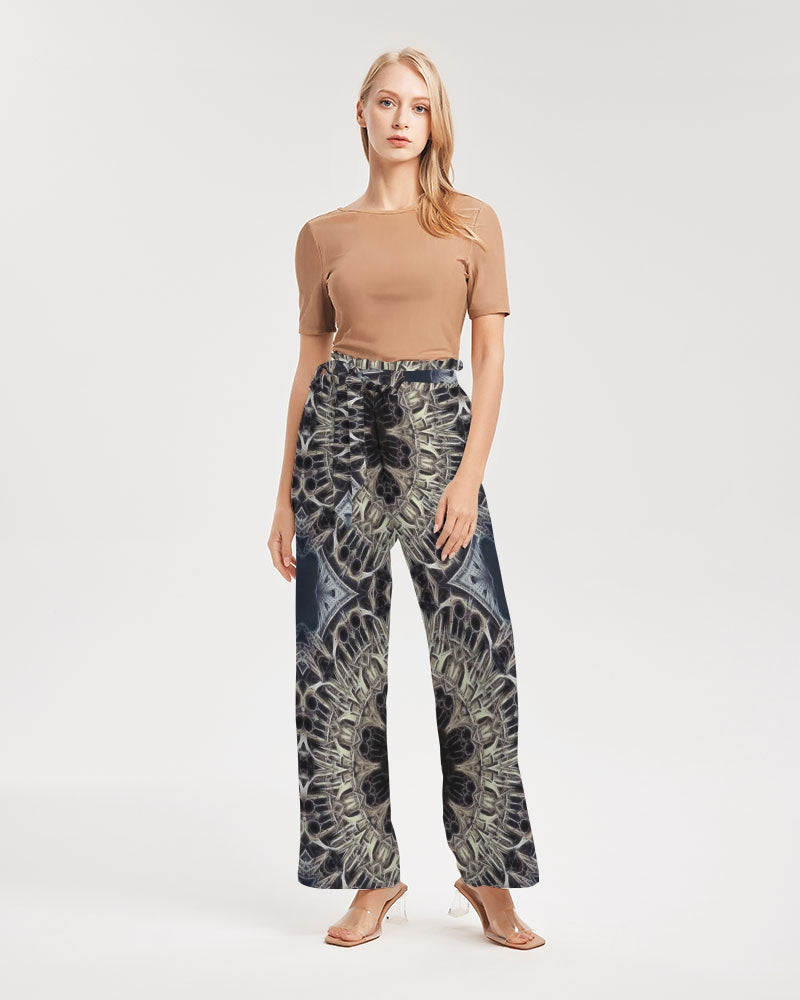 Cathedral Kaleidoscope Women's All-Over Print High-Rise Wide Leg Pants