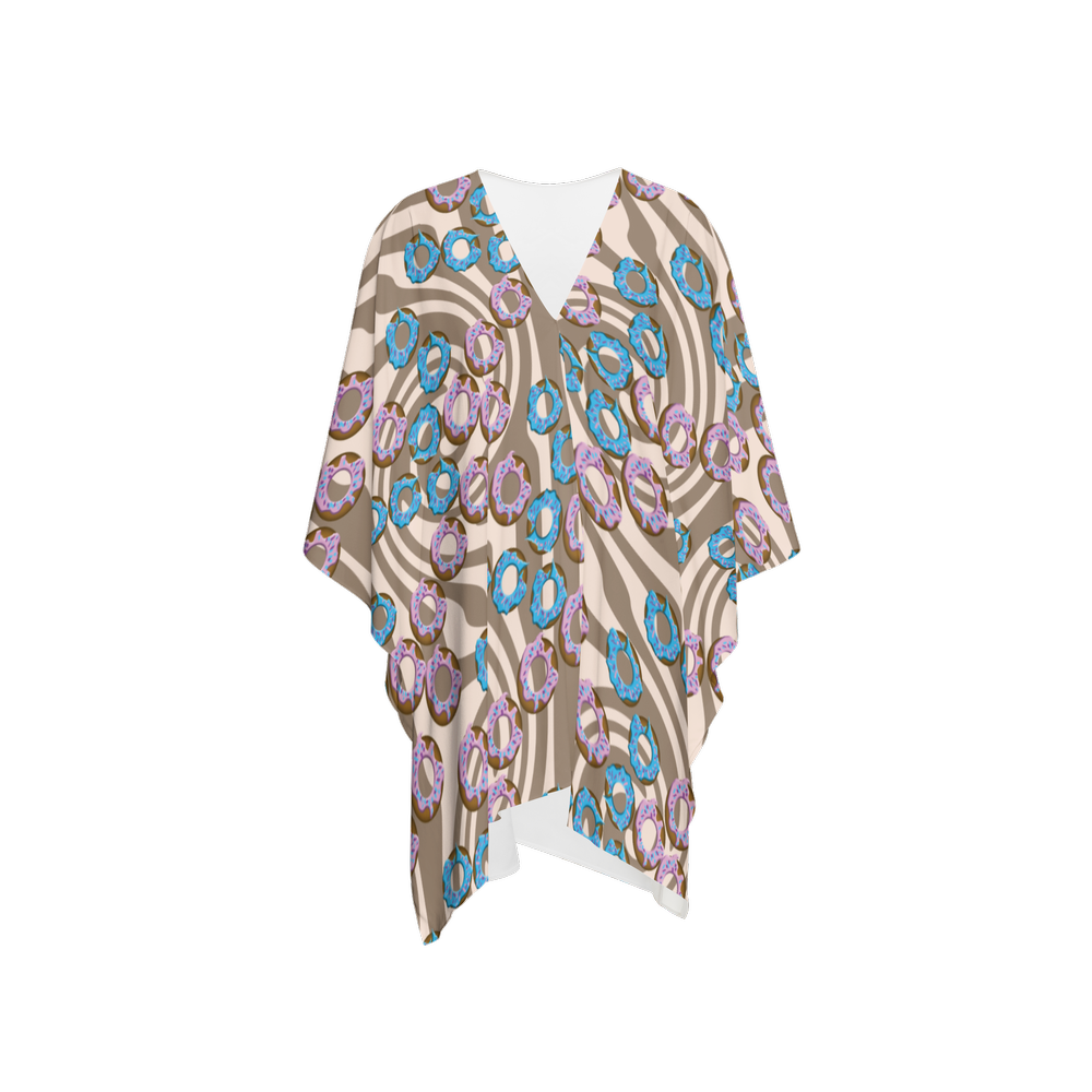 Donuts Coffee Swirl Women's Silky-like Wrap-Ultra-Soft and Smooth