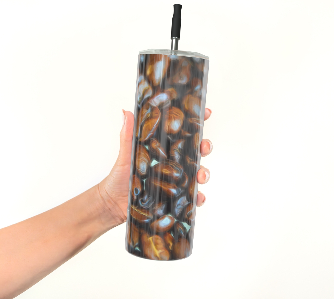 Coffee Beans Stainless Steel Tumbler