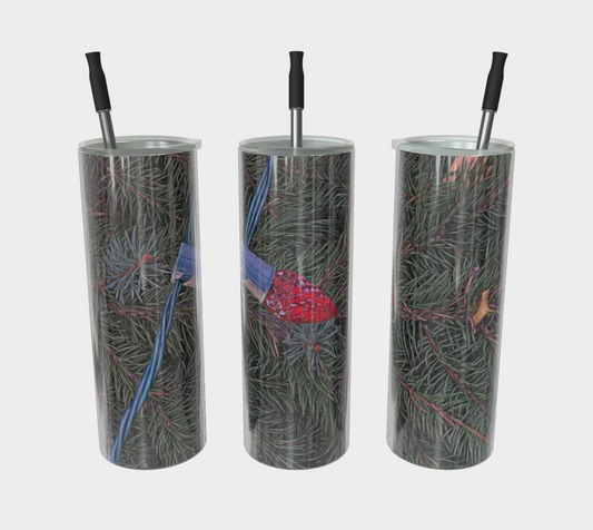 Christmas Lights On The Tree Stainless Steel Tumbler