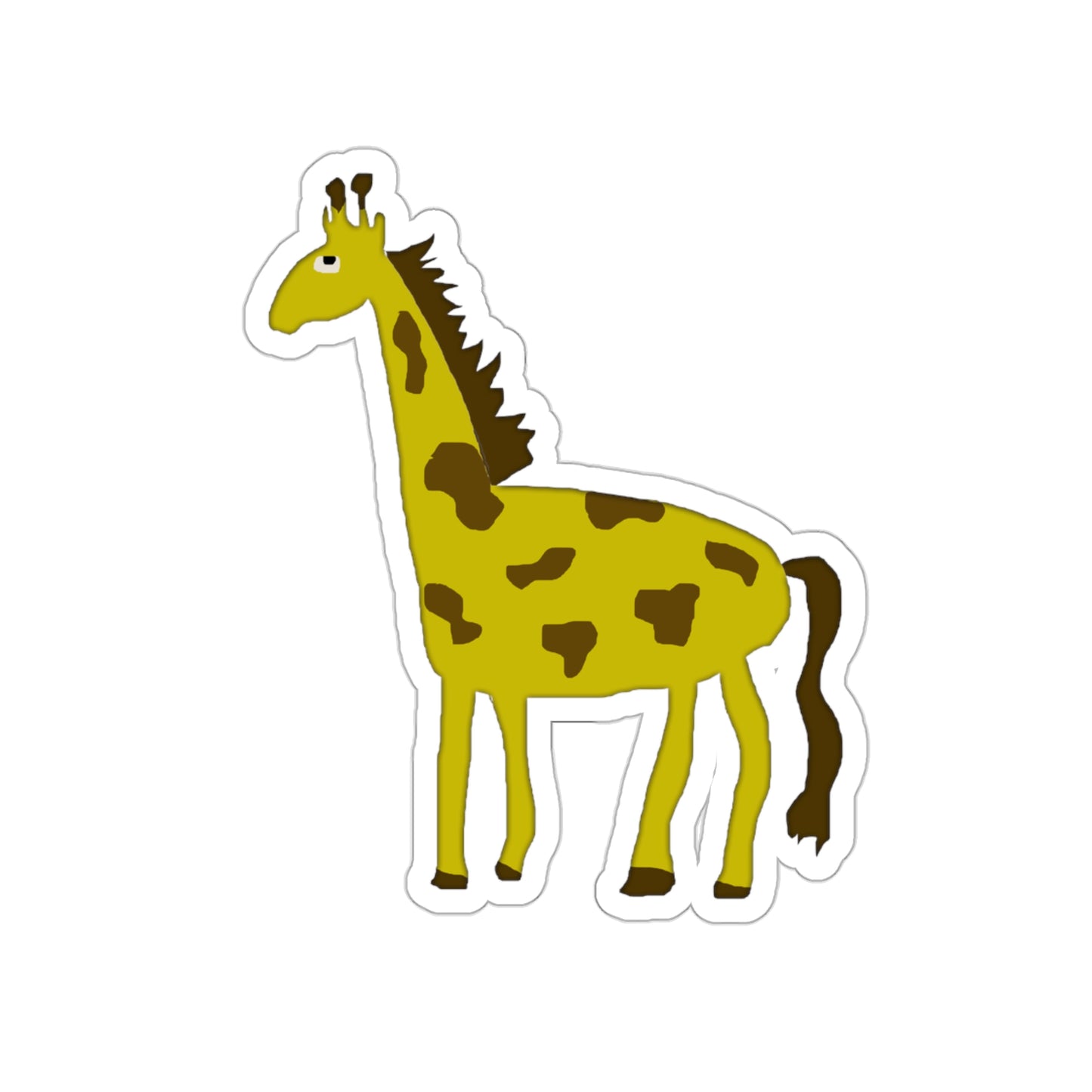 Cute Giraffe Kiss-Cut Stickers