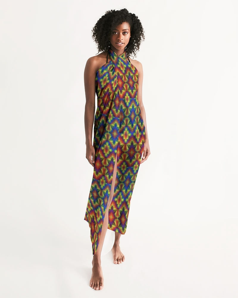 Carnival Kaleidoscope All-Over Print Swim Cover Up