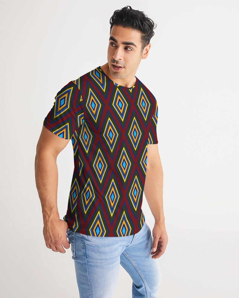 Colorful Diamonds Men's All-Over Print Tee