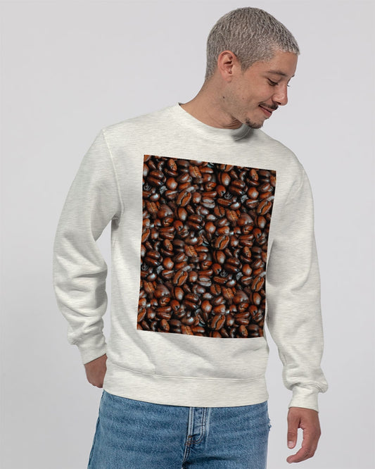 Coffee Bean Pattern Unisex Premium Crewneck Sweatshirt | Lane Seven