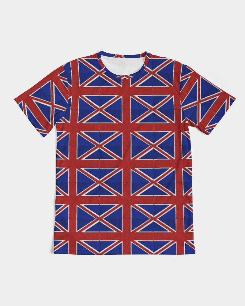 British Flag Pattern Men's All-Over Print Tee