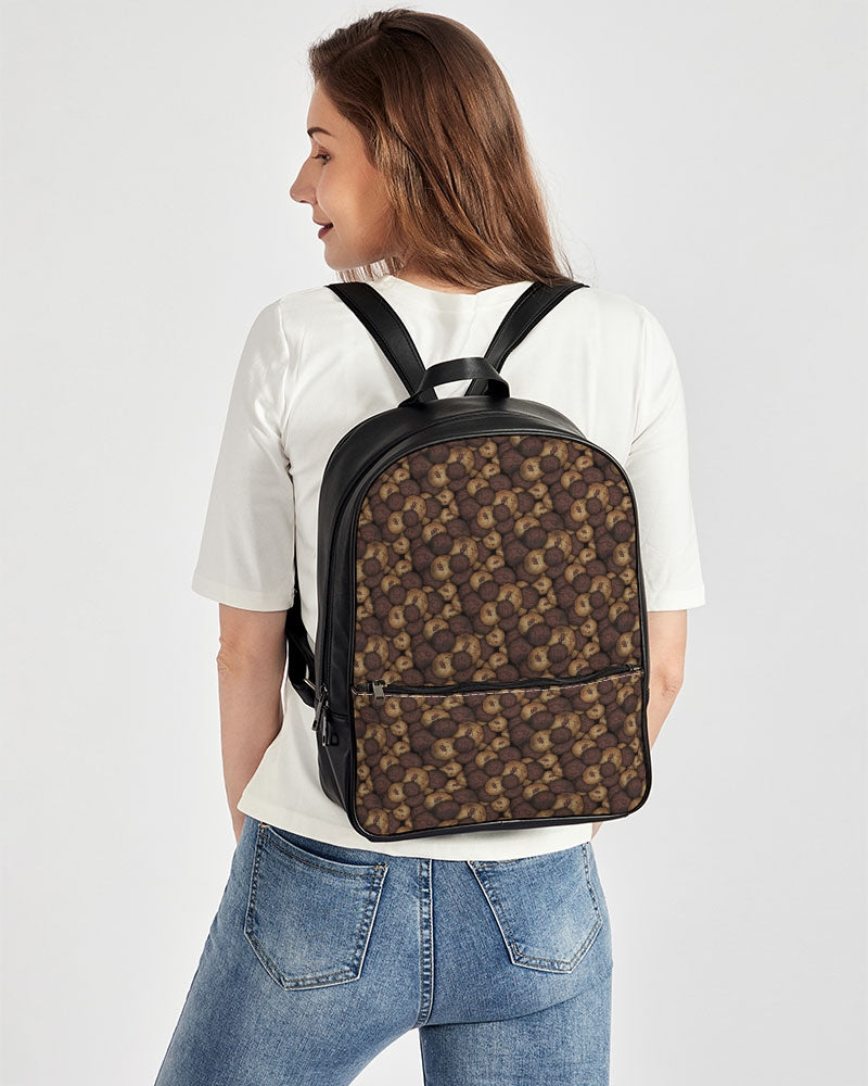 Chocolate Chip Cookies Classic Faux Leather Backpack