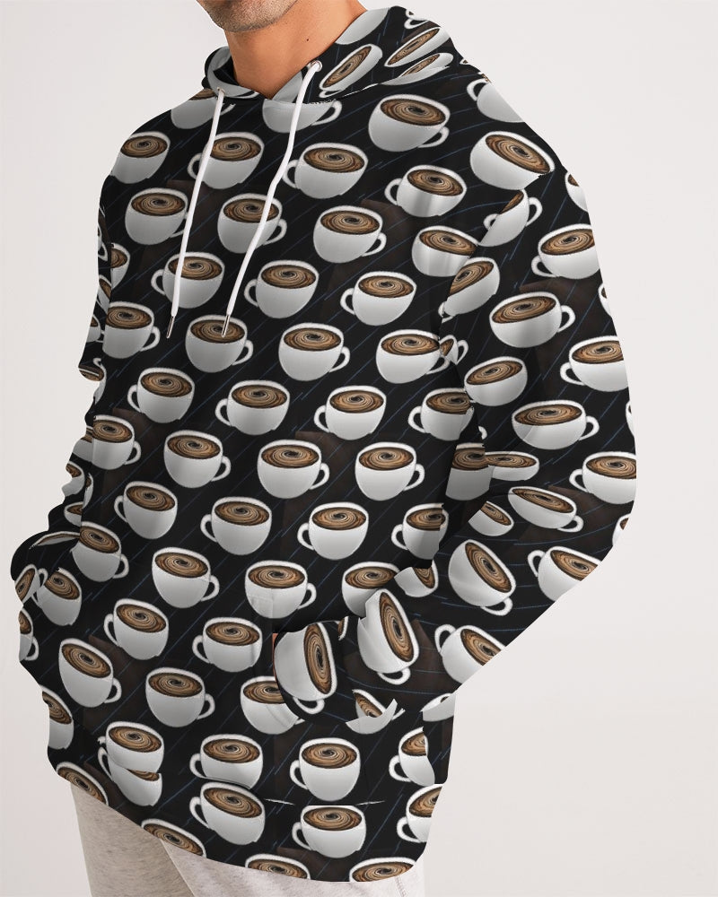 Coffee Pattern Men's All-Over Print Hoodie