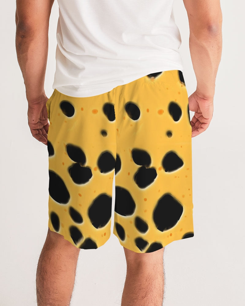 Cheese Men's All-Over Print Jogger Shorts