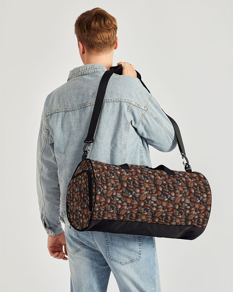 Coffee Bean Pattern Sports Duffle Bag