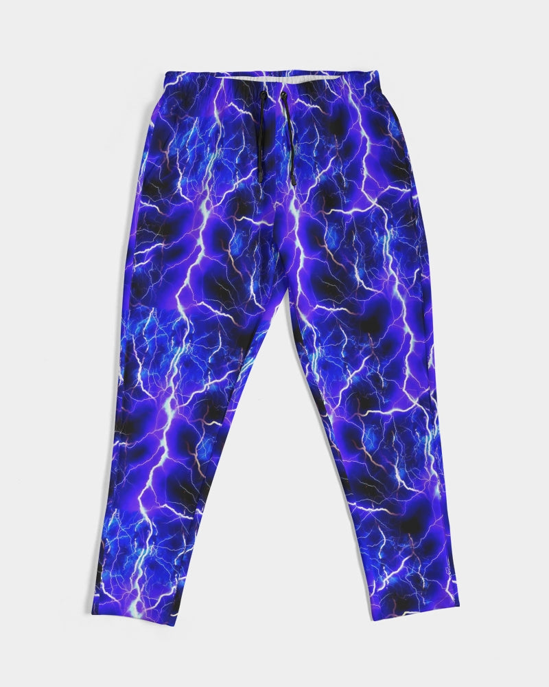 Blue Lightning Men's All-Over Print Joggers