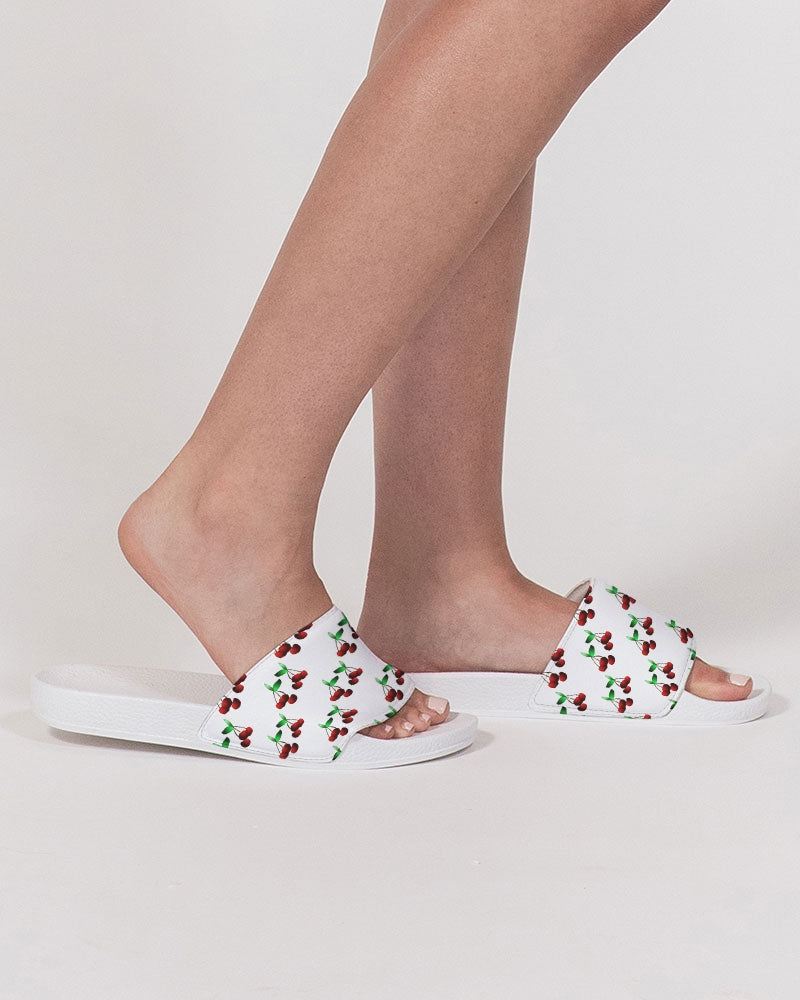 Cherries Pattern Women's Slide Sandal