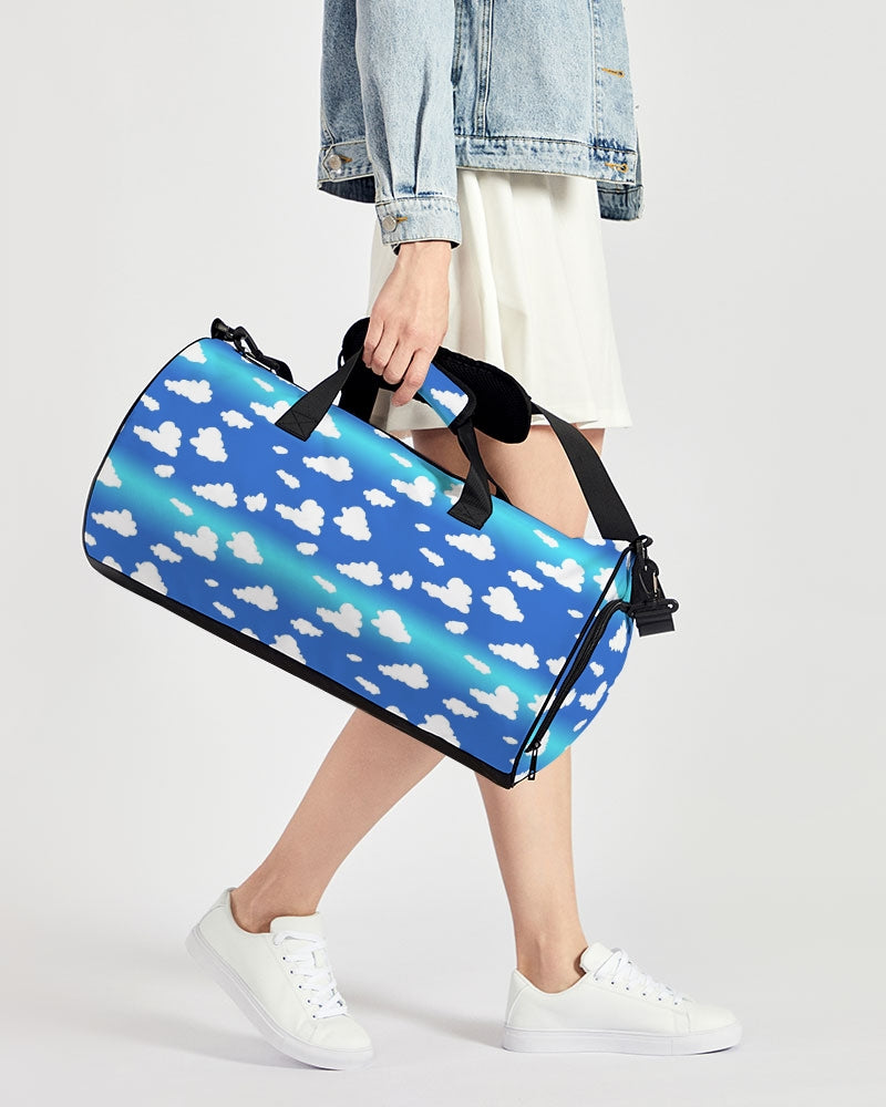 Clouds Pattern Sports Duffle Bag