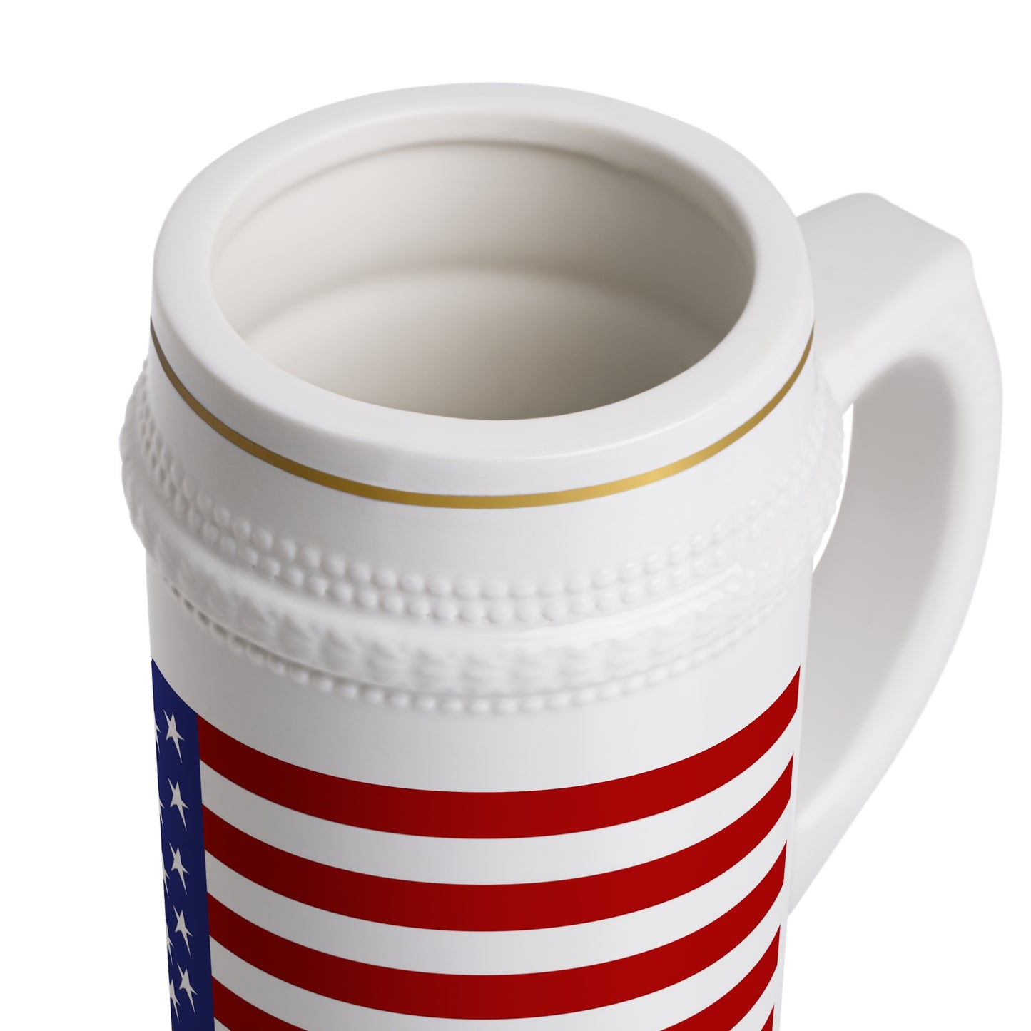 American Flag Beer Stein Mug