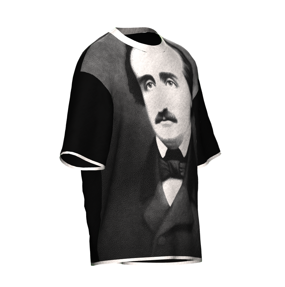 Edgar Allen Poe Crew Neck Knit Short Sleeve Sweater