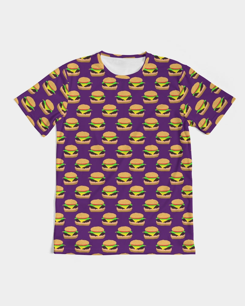 Cheeseburger Pattern Men's All-Over Print Tee