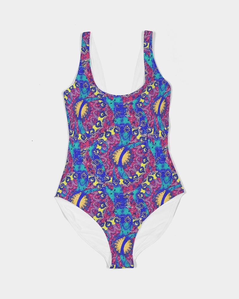 Caribbean Grafitti Women's All-Over Print One-Piece Swimsuit