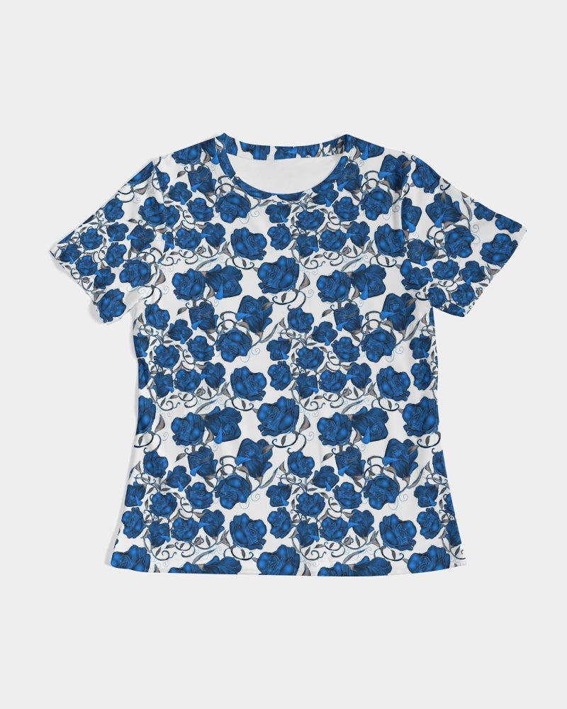 Blue Roses Women's All-Over Print Tee