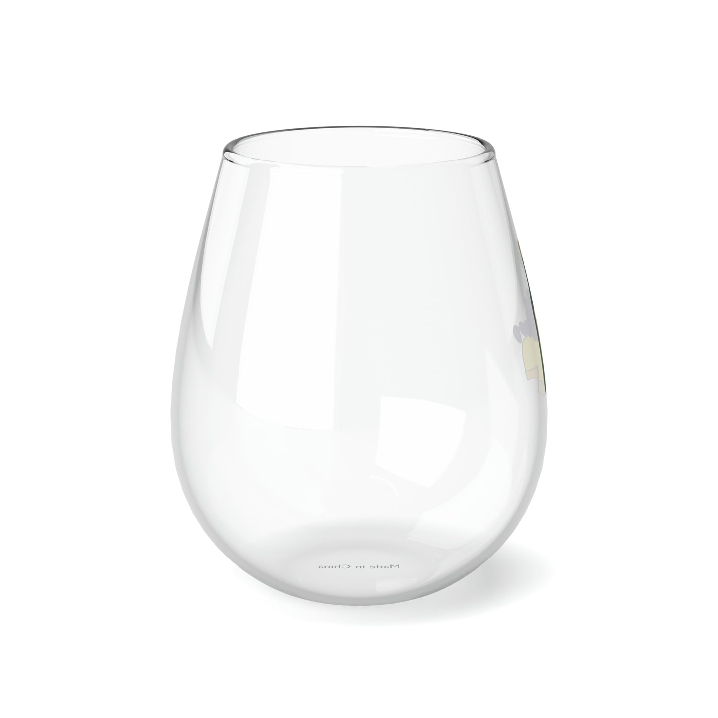 Wine and Cheese Stemless Wine Glass, 11.75oz